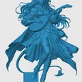 Mô hình 3D Tiefling Bard cho game nhập vai Dungeons & Dragons - Thumbnail 3