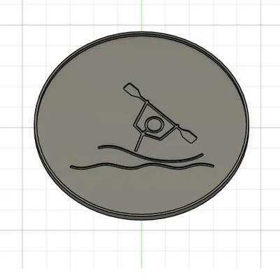 Bộ đế lót ly 3D trang trí chủ đề cắm trại, chèo thuyền và xe RC