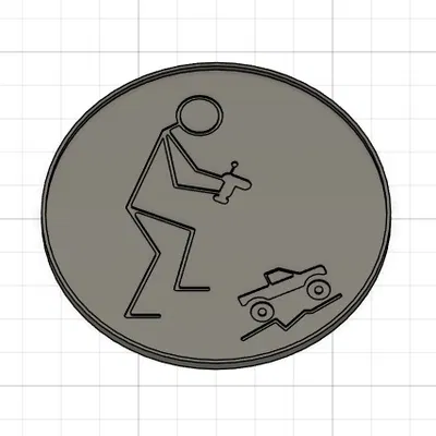 Bộ đế lót ly 3D trang trí chủ đề cắm trại, chèo thuyền và xe RC