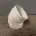 Khớp nối co ống 45 độ đường kính 100mm cho hệ thống thông gió - Thumbnail 1