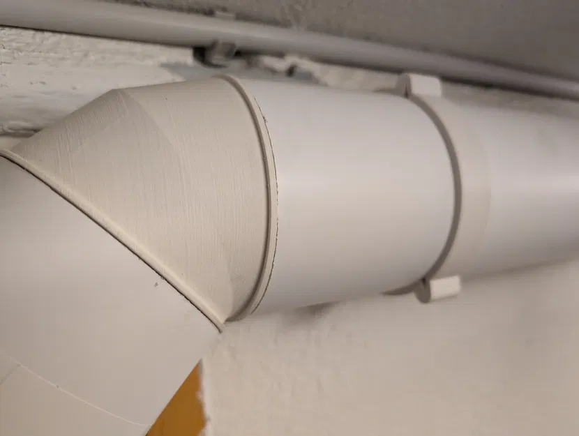 Khớp nối co ống 45 độ đường kính 100mm cho hệ thống thông gió - Image 2