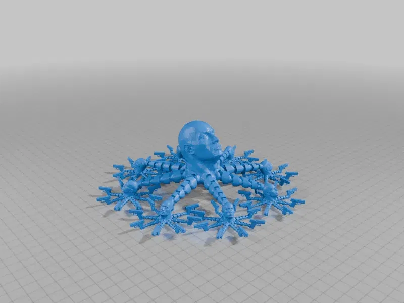 Mô hình trang trí Octorocktoglocktotopus độc lạ cho dân chơi 3D - Image 1