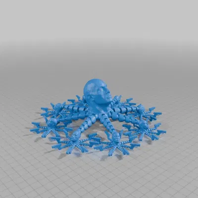 Mô hình trang trí Octorocktoglocktotopus độc lạ cho dân chơi 3D