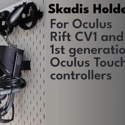 Giá treo Oculus Rift cho bảng Ikea SKÅDIS