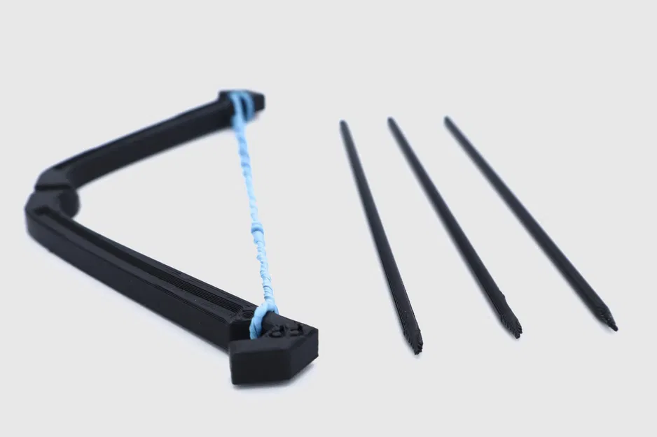 Cung Tên Bắn Dây Thun Cầm Tay V2 – In Liền Khối, Không Support, Hoàn Thành Trong 20 Phút - Image 2