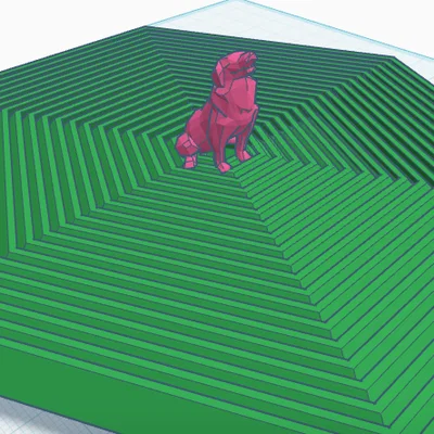 Đồ chơi fidget chú chó lục giác in 3D độc đáo