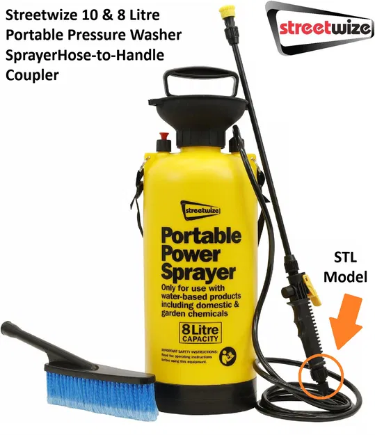 Khớp nối ống dây cho máy xịt rửa cầm tay Streetwize 8L & 10L - Image 2