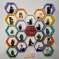 Khung Hex trưng bày LEGO Minifigure (Bản cải tiến) & Tấm ốp che vít - Giá treo tường - Thumbnail 1