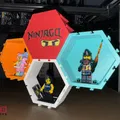 Khung Hex trưng bày LEGO Minifigure (Bản cải tiến) & Tấm ốp che vít - Giá treo tường - Thumbnail 5