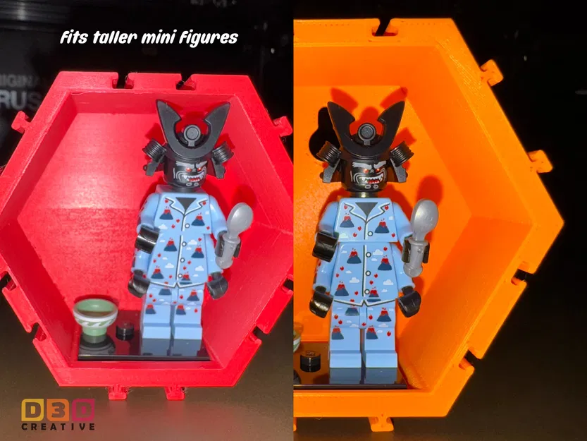 Khung Hex trưng bày LEGO Minifigure (Bản cải tiến) & Tấm ốp che vít - Giá treo tường - Image 9