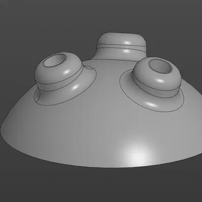 Đế cắm ba lá cờ để bàn đơn giản - Thiết kế 3D in nhanh hiệu quả