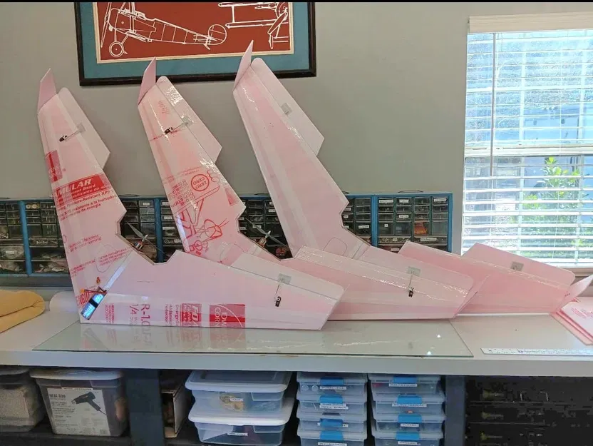 Bộ khuôn 3D cắt cánh máy bay Paintball Wing chuẩn Mark Terrick - Image 1