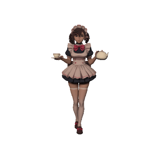 Mô hình 3D Momo Ayase trong trang phục hầu gái cực chất - Image 1