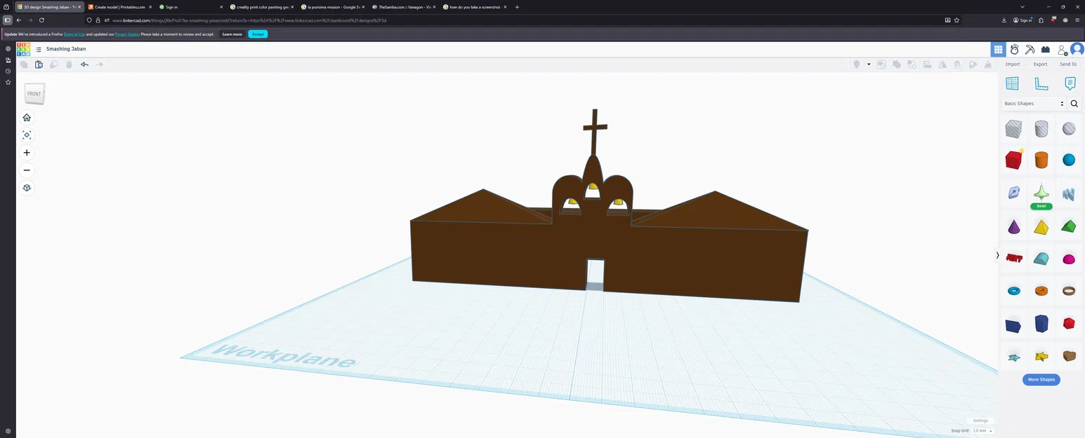 Mô hình 3D Nhà thờ La Purisima Concepcion cho máy in 3D - Image 2