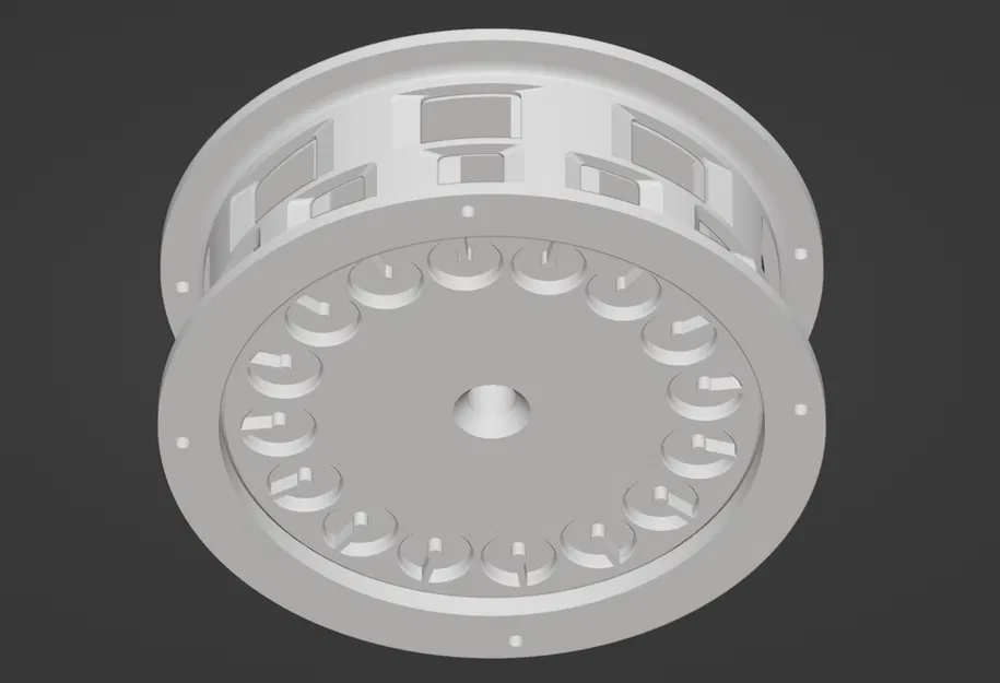Core 8/12 Cổng Cho Vô Lăng Sim Racing 7T - Phụ Kiện In 3D - Image 3