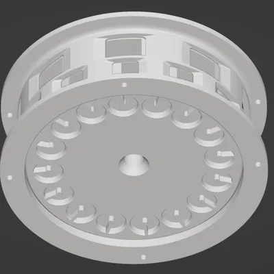 Core 8/12 Cổng Cho Vô Lăng Sim Racing 7T - Phụ Kiện In 3D