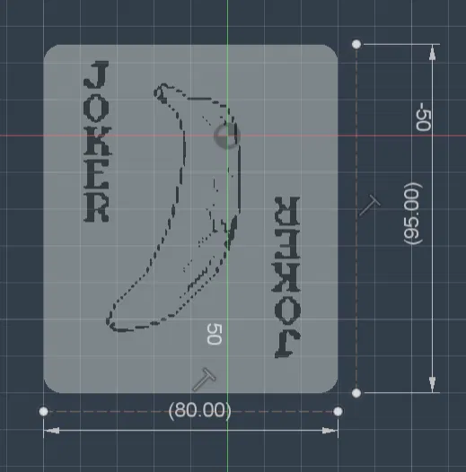 Mô hình 3D thẻ bài Joker Gros Michel từ game Balatro - Image 3