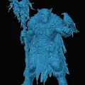 Mô hình Bugbear Druid 3D chi tiết cho game D&D và Tabletop - Thumbnail 1