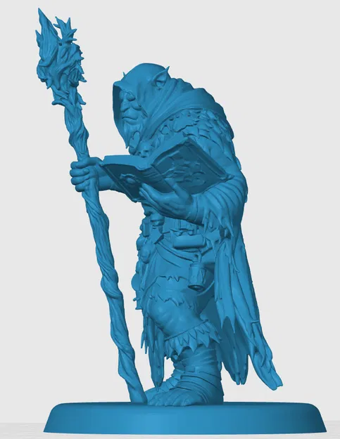 Mô hình Bugbear Wizard 3D chi tiết cho trò chơi nhập vai D&D - Image 2