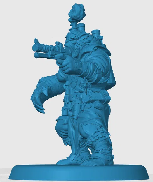 Mô hình 3D Bugbear Artificer cho game nhập vai D&D - Image 2