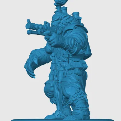 Mô hình 3D Bugbear Artificer cho game nhập vai D&D