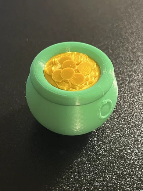 Hũ vàng (Pot o' gold) trang trí - Image 1