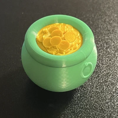 Hũ vàng (Pot o' gold) trang trí