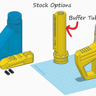Mô hình 3D LHTCUBL T2 - Phiên bản tùy biến Talon Claw nâng cấp