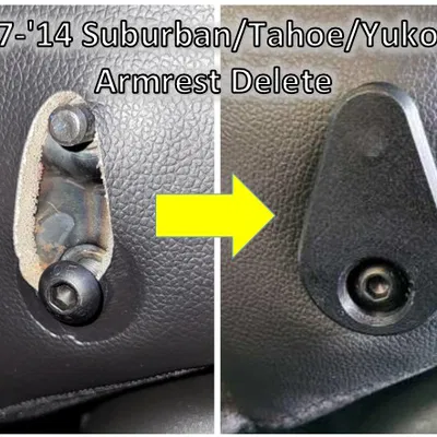 Nắp che lỗ bắt vít bệ tì tay cho Suburban/Tahoe/Yukon (2007-2014)