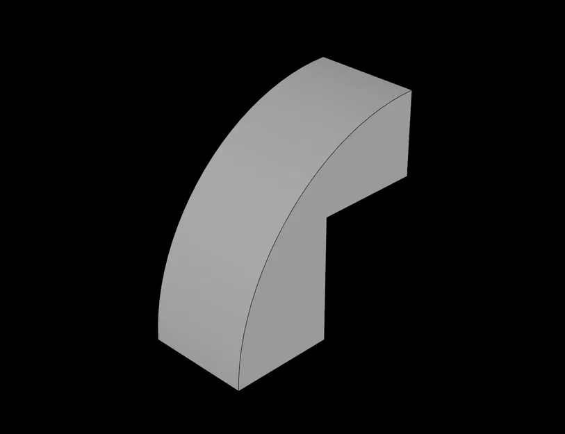 Mảnh ghép Lego tương thích 2x1x1.667 thiết kế bề mặt cong - Image 1