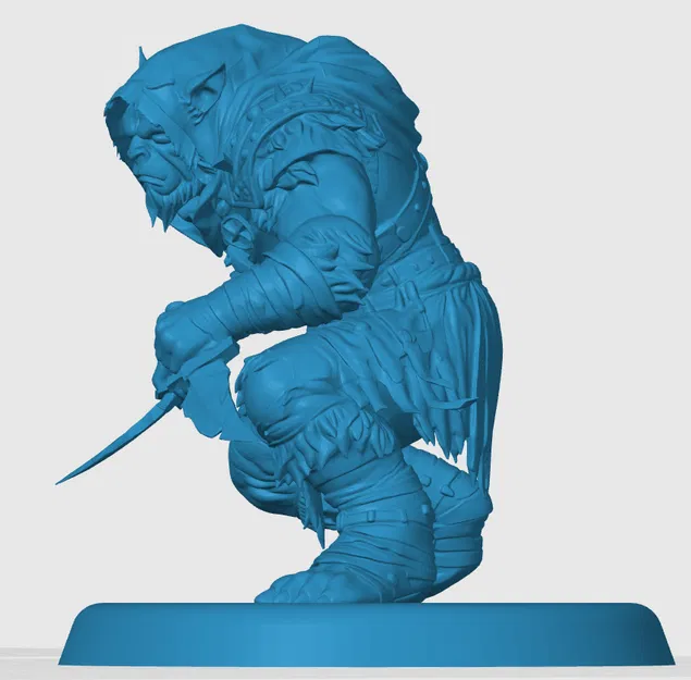 Mô hình 3D Bugbear Rogue - Nhân vật Kẻ trộm cho game RPG, D&D - Image 2