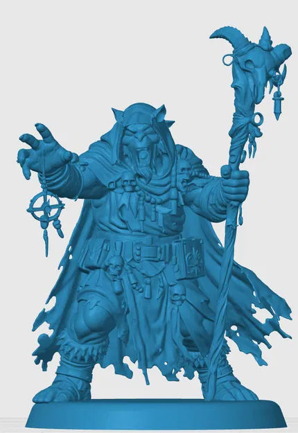 Mô hình 3D Bugbear Warlock tinh xảo cho game D&D và RPG - Image 3