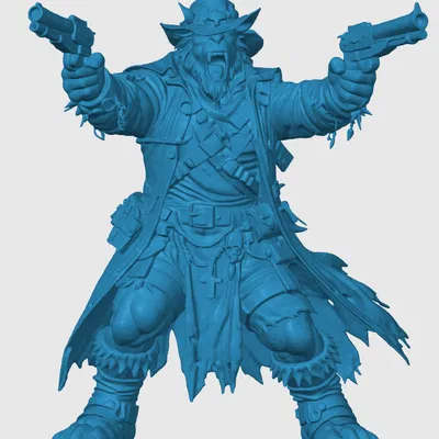 Mô hình Bugbear Gunslinger: Nhân vật xạ thủ độc đáo cho D&D