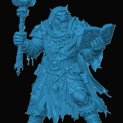 Mô hình Bugbear Cleric in 3D cho trò chơi nhập vai RPG