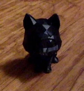 Mô hình chú chó/chó chăn cừu Đức phong cách low poly dễ thương - Image 1