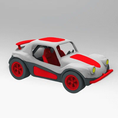 Mô hình xe đua địa hình Car V15 - File in 3D chất lượng cao