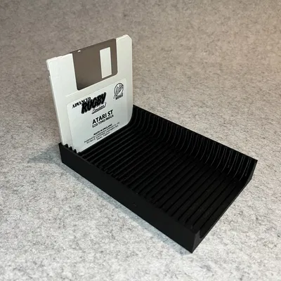 Khay Đựng Đĩa Mềm 3,5 Inch - Giá Để Đĩa Retro Gọn Gàng