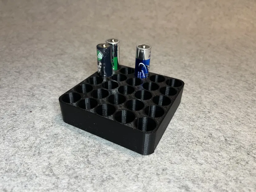 Khay in 3D đựng 25 viên pin AA gọn gàng, tiện lợi - Image 1