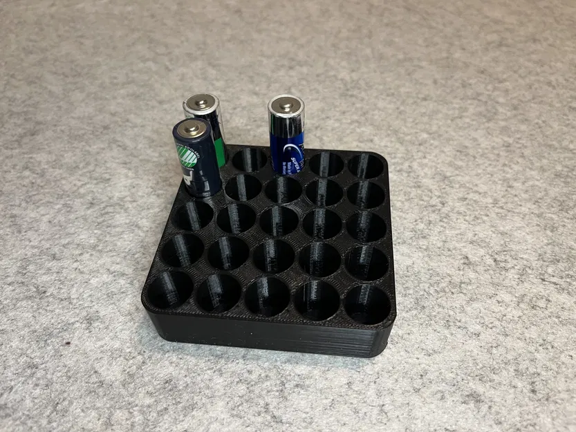 Khay in 3D đựng 25 viên pin AA gọn gàng, tiện lợi - Image 2