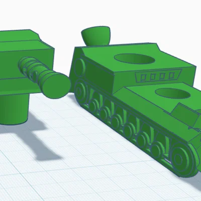 Mô hình xe tăng quái vật Часовой trong series Gerand (In 3D)