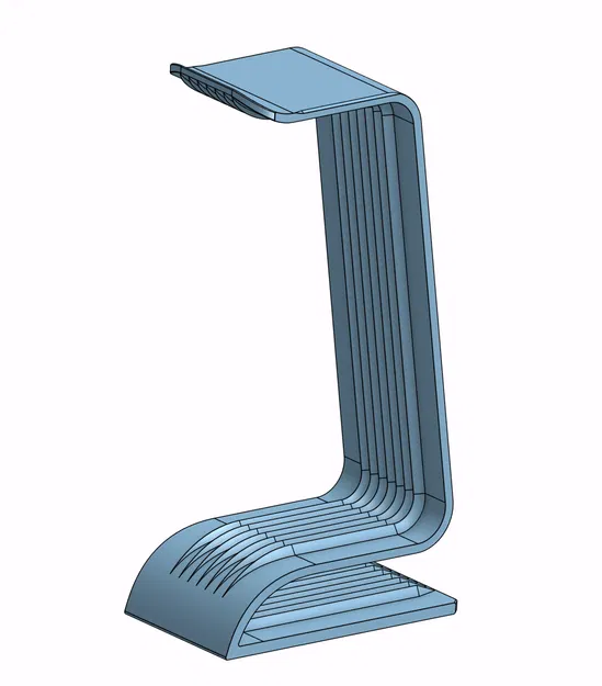 Giá treo tai nghe (Headphones stand) in 3D hiện đại, gọn gàng - Image 2