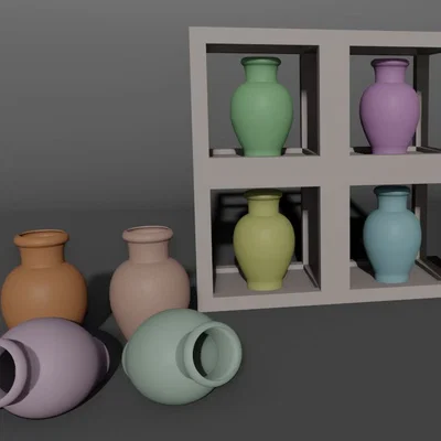 Mẫu in 3D lọ hoa (vase) trang trí để bàn nhỏ xinh
