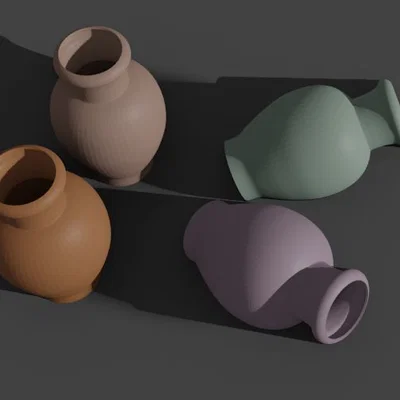 Mẫu in 3D lọ hoa (vase) trang trí để bàn nhỏ xinh