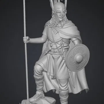 Mô hình 3D chiến binh Hoplite Hy Lạp cổ đại cực kỳ chi tiết