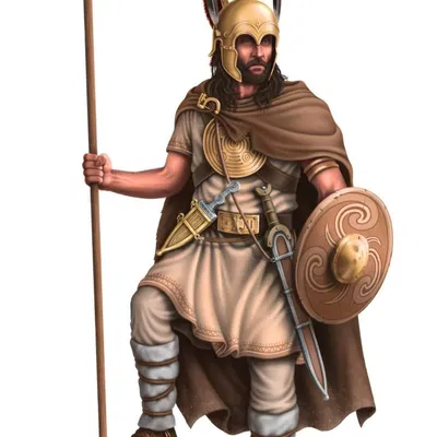 Mô hình 3D chiến binh Hoplite Hy Lạp cổ đại cực kỳ chi tiết