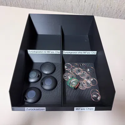 Khay Đựng Đồ Đa Năng 4 Ngăn Có Nhãn Dán - Giải Pháp Sắp Xếp Thông Minh