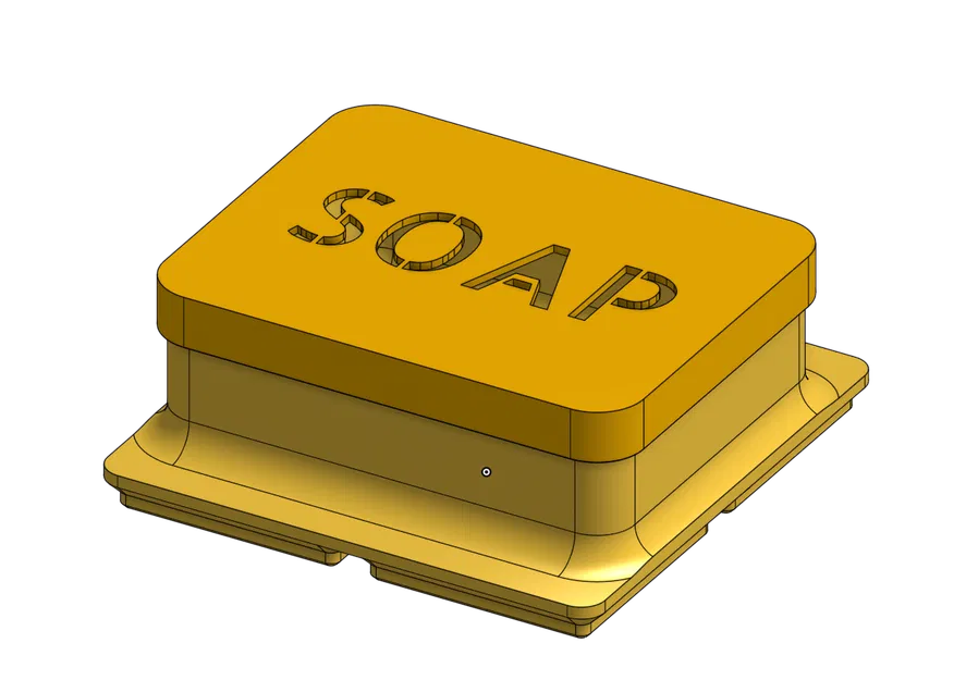 Hộp đựng xà phòng Gridfinity DaVinci thông minh - Có lỗ thông hơi - Image 1