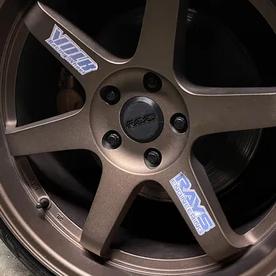 Nắp chụp mâm xe 62mm (Center Caps) - Thiết kế in 3D cho Vordoven/RAYS