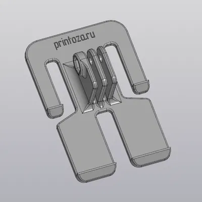 Ngàm gắn Action Cam lên hệ thống Molle cho phượt thủ