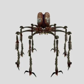 Mô hình nhện 3D độc đáo với chi tiết chân tách rời